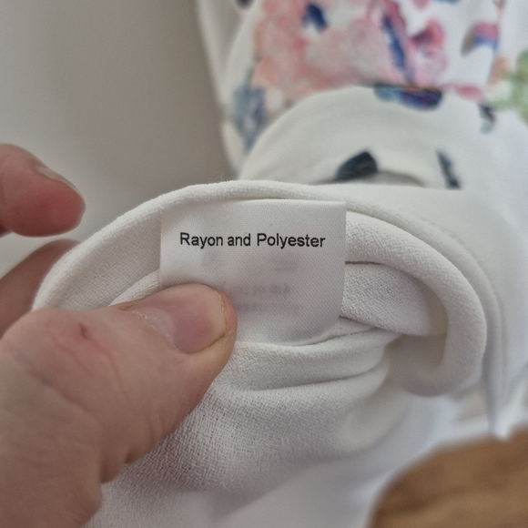 Park + Fifth Womens Wedding Guest White Embroidered Floral Mini Dress Size Small - Picture 6 of 9